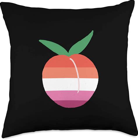 Lesbian Peach Lgbtq Gay Pride Fruit Ts Lesbian Peach Lgbtq Orange Pink Pride Flag
