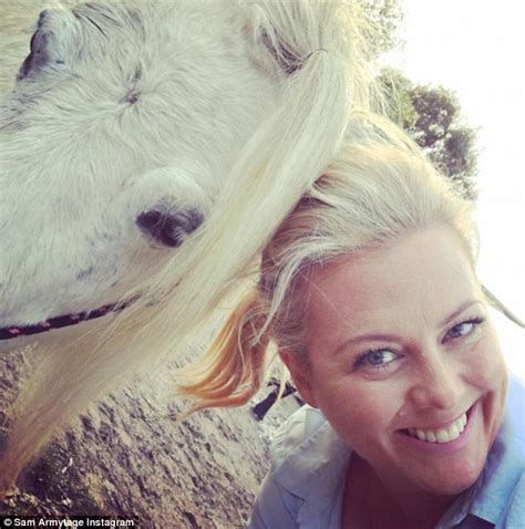 Samantha Armytage Compares Her Newly Dyed Blonde Locks Daily Mail Online
