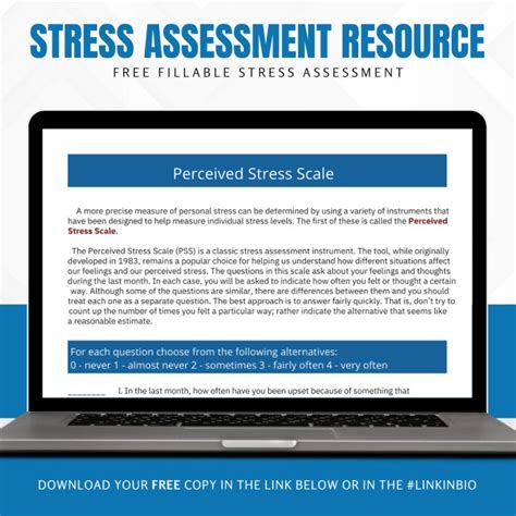 At Last On Linkedin Stress Assessment Resource Perceived Stress Scale