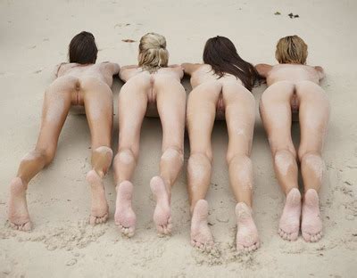 Ariel Marika Melena And Mira In Sexy Sand Sculptures By Hegre Art Erotic Beauties