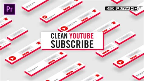 After effects is one of the most popular software from adobe and is widely used by the graphic designers to make stunning edgy presentations. Clean Youtube Subscribe » Free After Effects Template