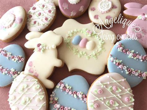 Decorated Easter Cookies Easter Bunny Cookies No Egg Cookies