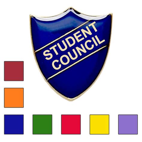 Student Council Badges Same Day Dispatch School Badge Store