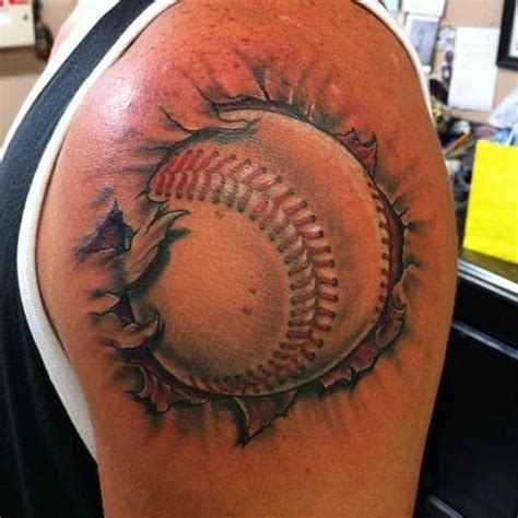 Want to discover art related to baseballbat? 125 Amazing Baseball Tattoos for Sports Lovers