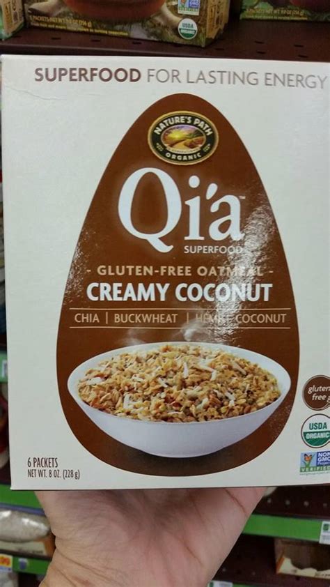 Qia Creamy Coconut Gluten Free Oatmeal Food Library Shibboleth