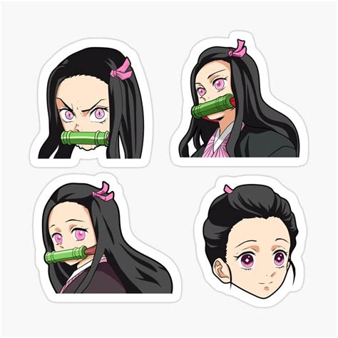 Stickers Paper And Party Supplies Stickers Labels And Tags Nezuko X