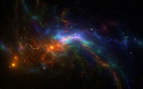 1680x1050 Colorful Wild Fire Space Nebula 4k 1680x1050