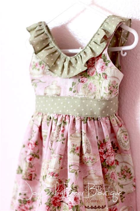 Toddler Tea Party Dress Tea Time Boutique Dress For Little Girls