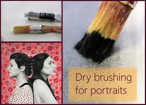 Dry Brushing For Mixed Media Portraits Artiful Painting Demos