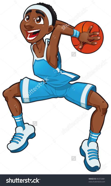 Cartoon Boy Basketball Player Clipart Blue 20 Free Cliparts Download