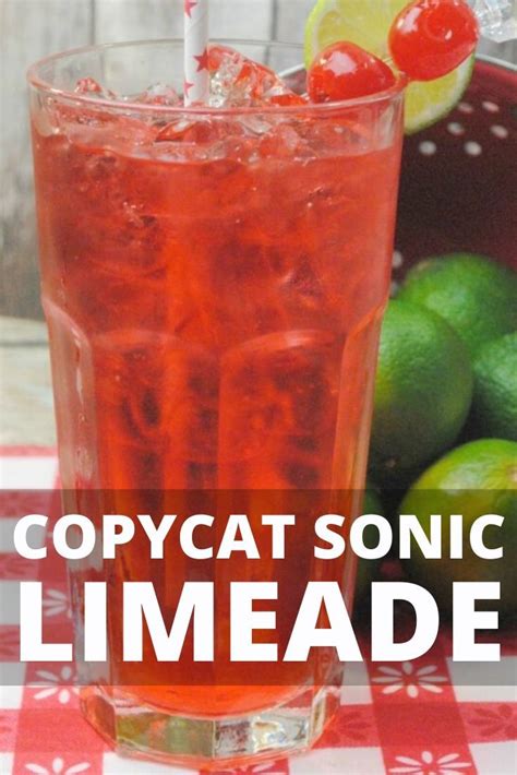 Copycat Sonic Limeade Recipe Limeade Recipe Sonic Limeade Recipe