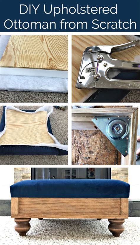 Diy Upholstered Ottoman Plans From Scratch Abbotts At Home