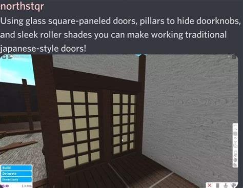 Traditional Japanese Doors In 2022 Bloxburg Japanese House Unique