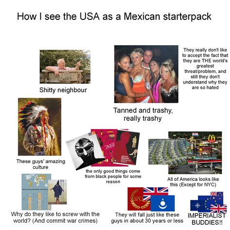 How I See The Usa As A Mexican Starter Pack New Version R