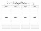 The Ultimate Guide To Wedding Seating List Templates - SampleTemplates