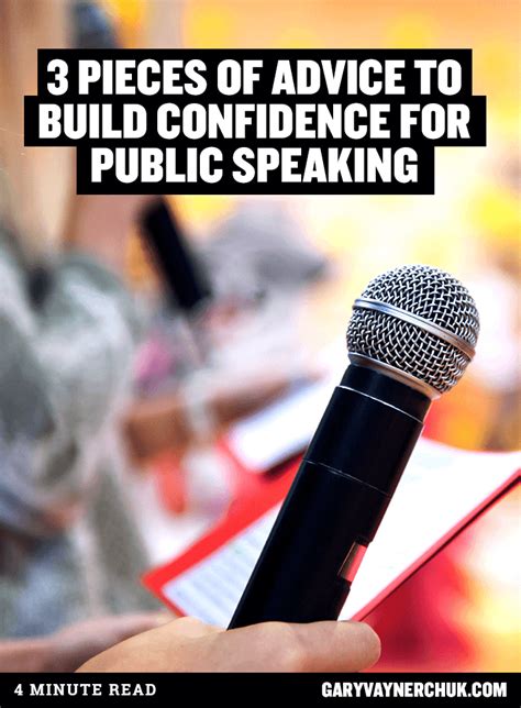 Three Pieces Of Advice To Build Confidence For Public Speaking