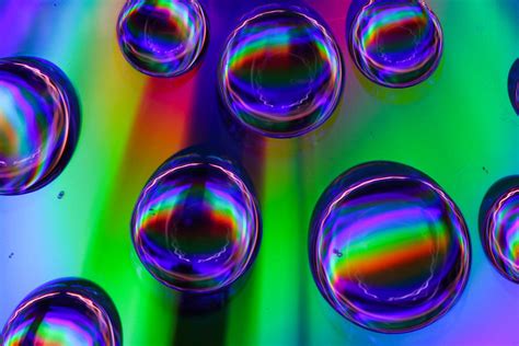 Rainbow Water Drops Photograph By Andy Spliethof