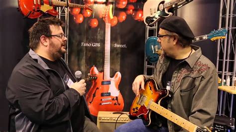 Whats New From Fano Guitars W Dennis Fano • Namm 2013 Youtube