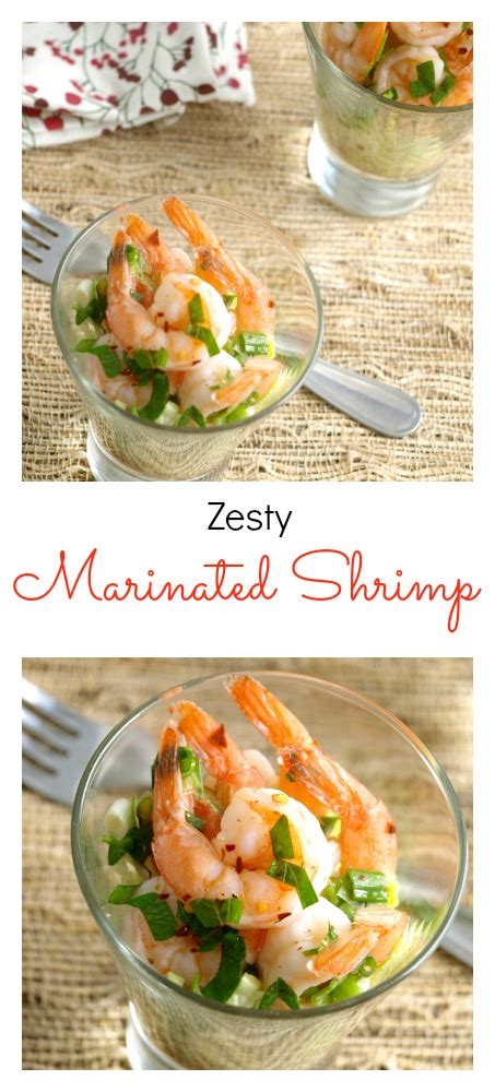Grilled shrimp marinated in tomato sauce, red wine, and fresh basil. Marinated Shrimp