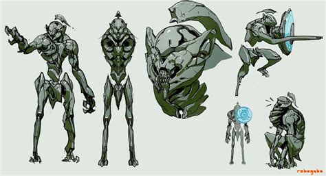Forerunner Monster Art Mech Concept Art Sci Fi Character Design