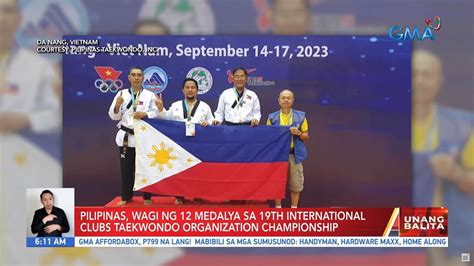 Philippines Wins 12 Medals From Vietnam Taekwondo Tilt Gma News Online