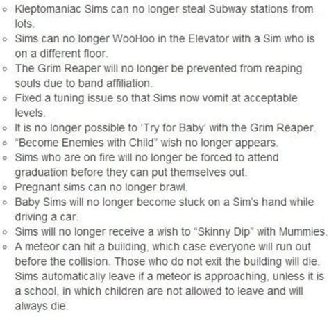 Sims Patch Notes On Crack 9gag