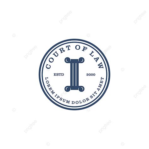 Court Lawyer Vector Hd Images Court Of Law Logo Design For Lawyer