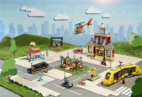 Lego City Main Square And Lego City Adventures