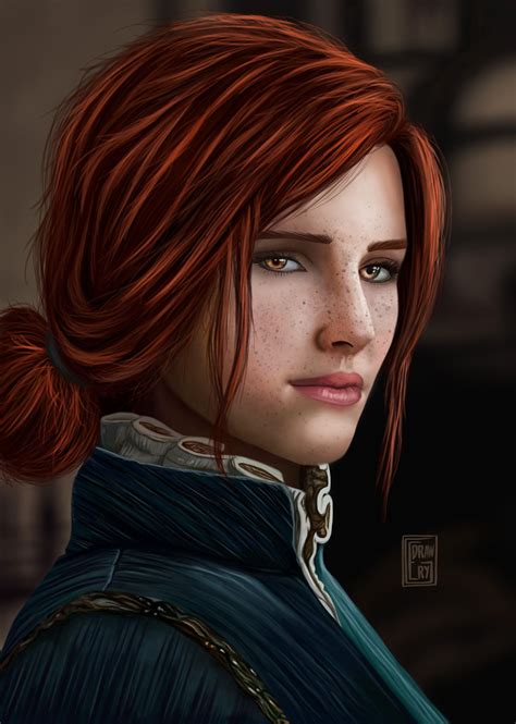 Gerydraws Triss Merigold Portrait Triss Merigold Portrait The Witcher