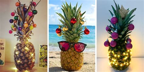 Pineapple Christmas Trees Add A Tropical Vibe To The Cold Weather Holiday