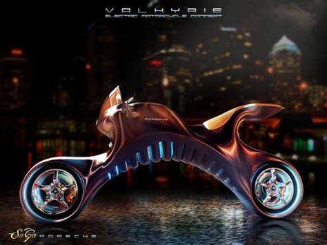 Futuristic Valkyrie Electric Motorcycle Concept Was