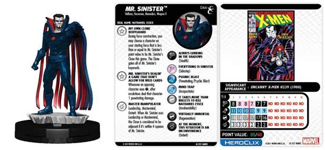 Marvel X Men Rise And Fall Heroclix Previews Havok Mr Sinister Dark