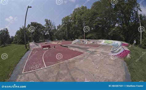 Diy Skatepark Edgewood Park In Lawrence Ks Editorial Photo Image