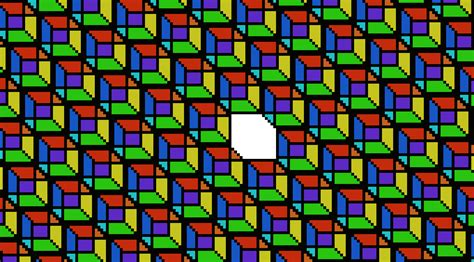 Trippy 3d Squares Pixel Art Maker