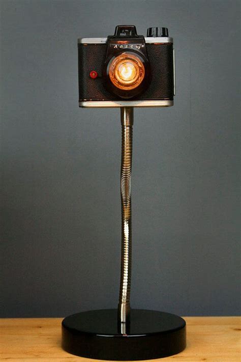 Diy Luminaire Lampe Diy Camera Decor Camera Art Diy Lighting Lighting Design Retro Lampe