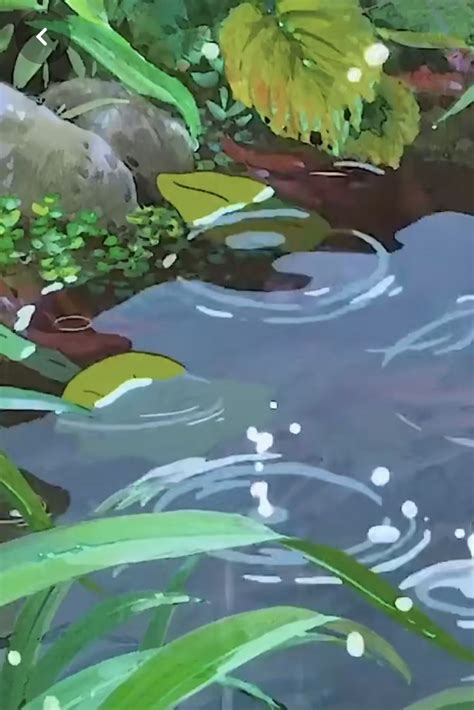 Anime Pond Art Wall Collage Art Anime