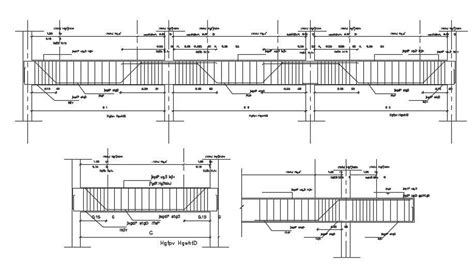 Rcc Steel Column And Beam Design Autocad Drawing Cadbull