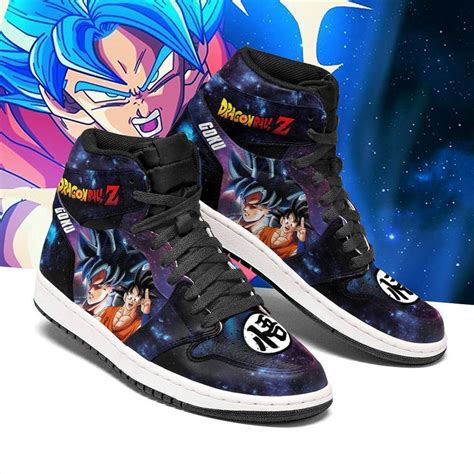 Fast and free shipping on qualified orders, shop online today. Goku Jordan Sneakers Galaxy Dragon Ball Z Shoes Anime Fan ...
