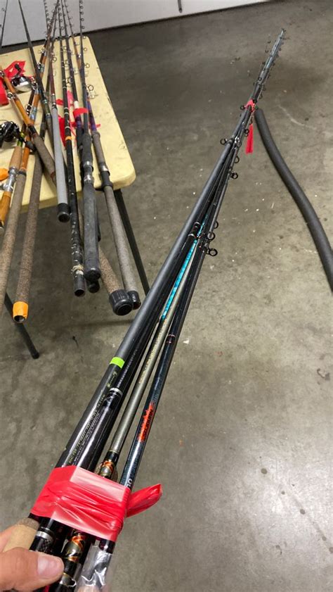 Bass fishing is one of the most popular types of fishing because bass is aggressive and challenging, which makes it more fun to catch than others, despite being everywhere. Bass fishing rods! for Sale in Pasadena, CA - OfferUp