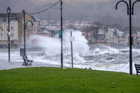 Storm Bella In Scotland As Met Office Issues Yellow Warning