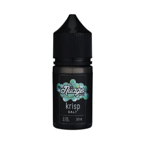 krisp táo xanh salt nicotine by nuage 30ml juice mỹ