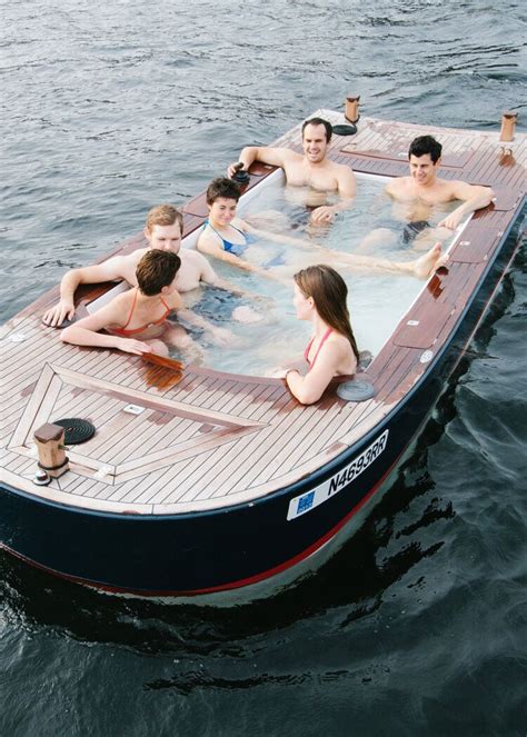 Floating Hot Tub Boat Rentals Seattle S Original Available Year Round On Lake Union Boat