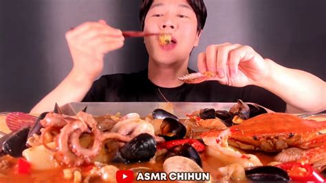 ASMR SEAFOOD BOIL EATING SOUNDS MUKBANG YouTube