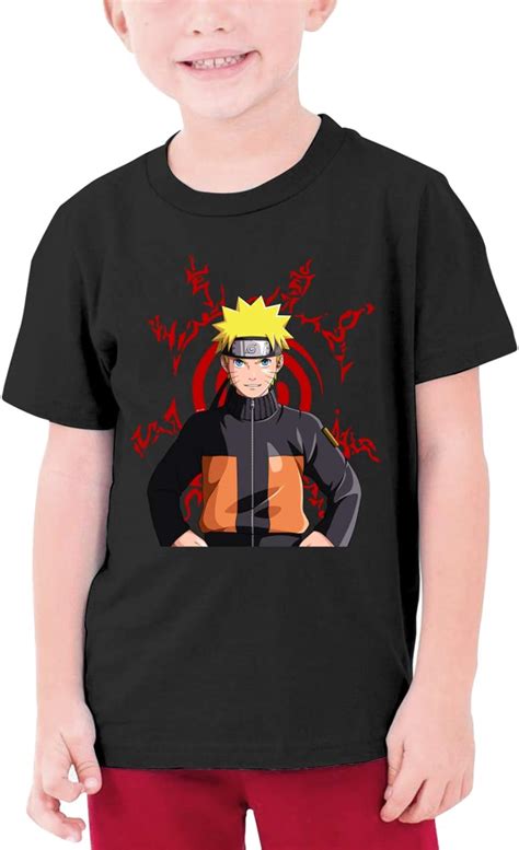 Lwjki Custom Uzumaki Naruto Funny T Shirt O Neck For Teenagers Black