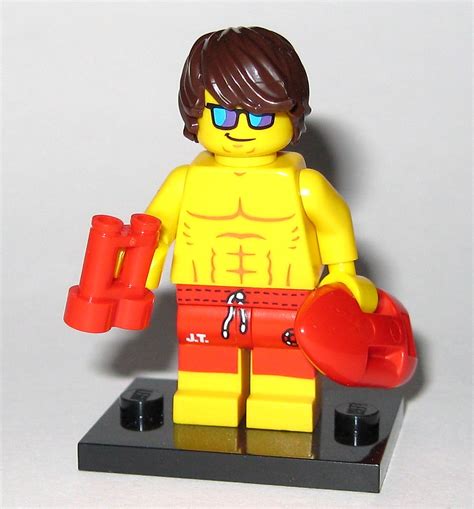 Lego 71007 7 Lifeguard Minifigure Series 12 2014 David Has