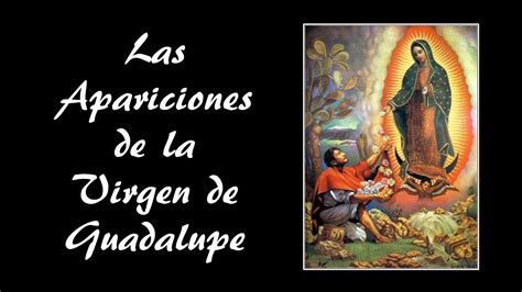 Cuántas son las apariciones de la Virgen de Guadalupe EN General