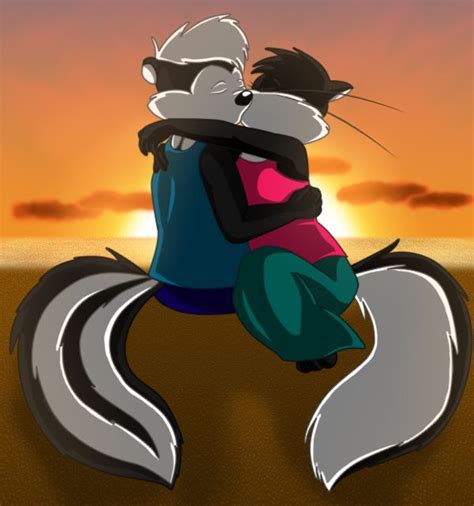 Ah My Most Favorite Couple Pepe Le Pew And Penelope Pussycat So Cute So Very Cute And Enjoy