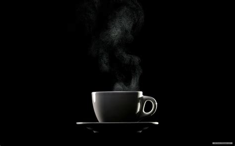 Steaming Coffee Cup A Pondering Mind