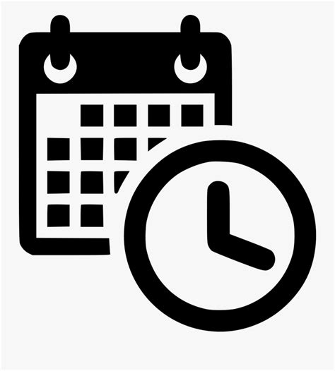 Transparent Date Icon Png Date And Time Icon Png Free Transparent