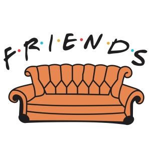 Friends Show Couch SVG | Friends Show Sofa | Friends Show Logo | Friends Show svg cut file ...